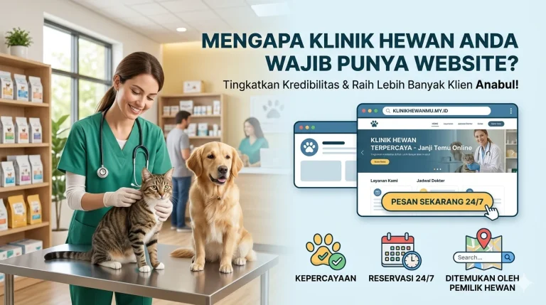 Mengapa Klinik Hewan Anda Wajib Memiliki Website? (Penting untuk Pemilik Anabul!)
