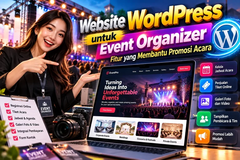 Website untuk Event Organizer: Fitur yang Membantu Promosi Acara
