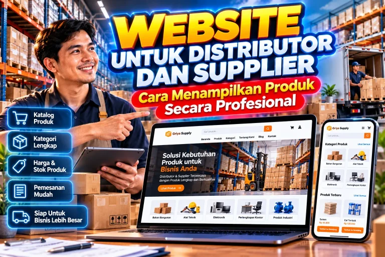 Website untuk Distributor dan Supplier: Cara Menampilkan Produk Secara Profesional